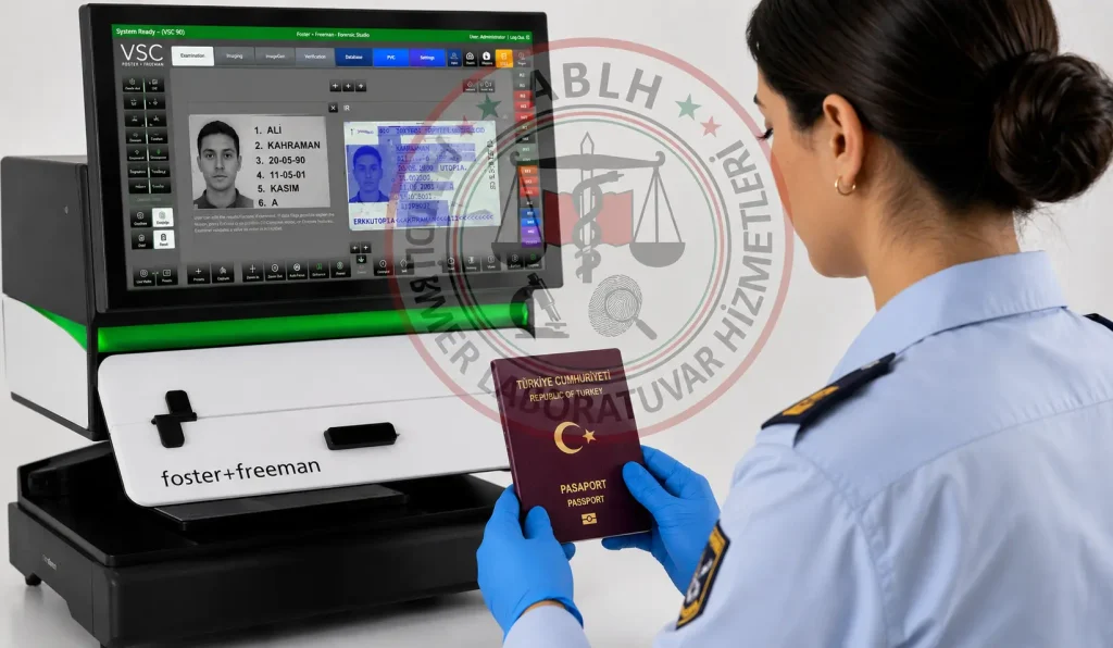 VSC90 Cihazı ile Adli Belge İnceleme